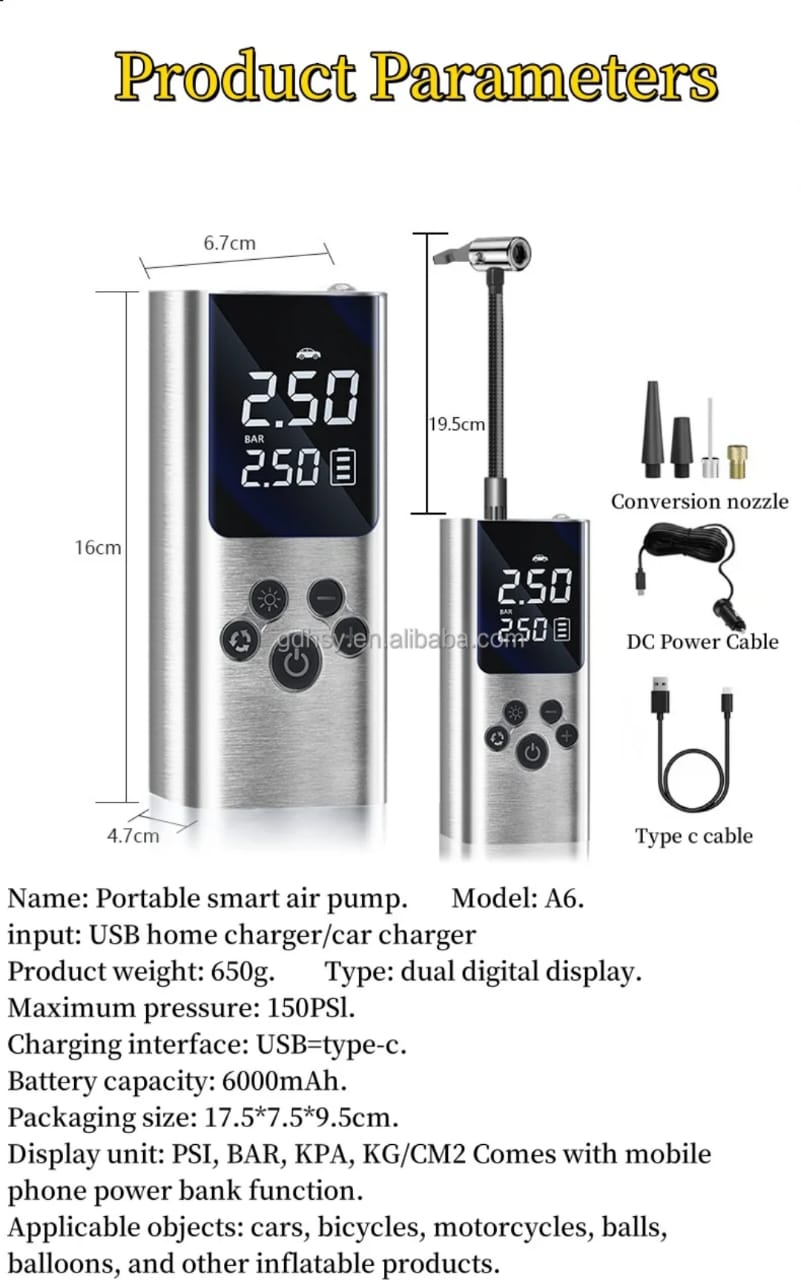 Compresseur d'air portable.