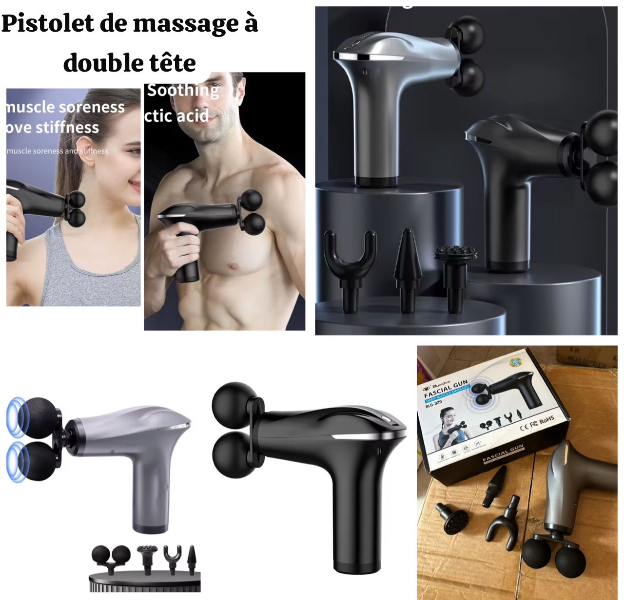 Pistolets de massage