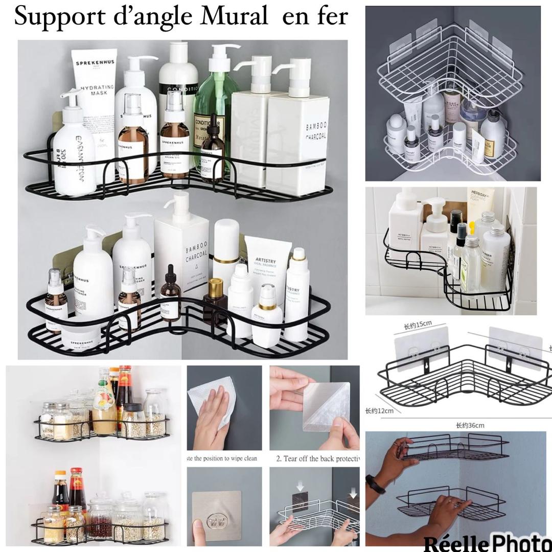 pièce Étagère de rangement de salle de bain en fer